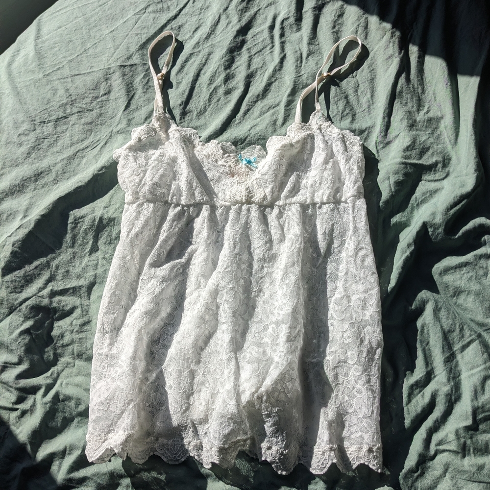 NWT Y2K Lace Tank Victoria Secret